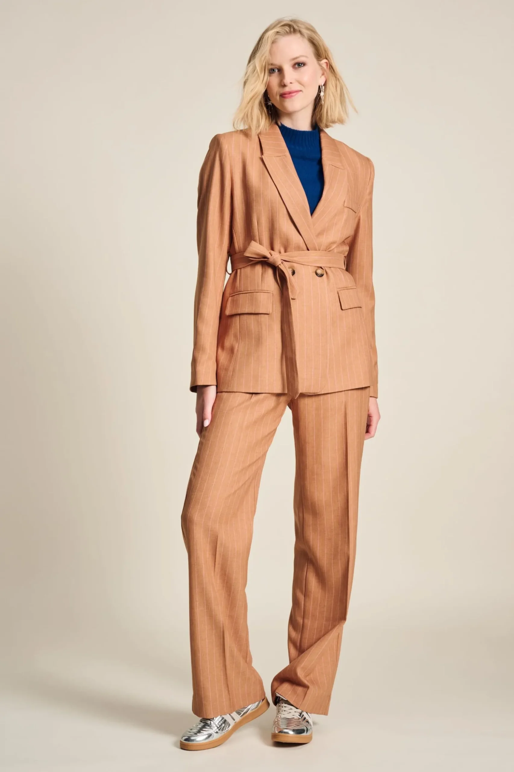 BLAZER Striped Sugar Brown