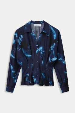BLOUSE Feathers And Florals
