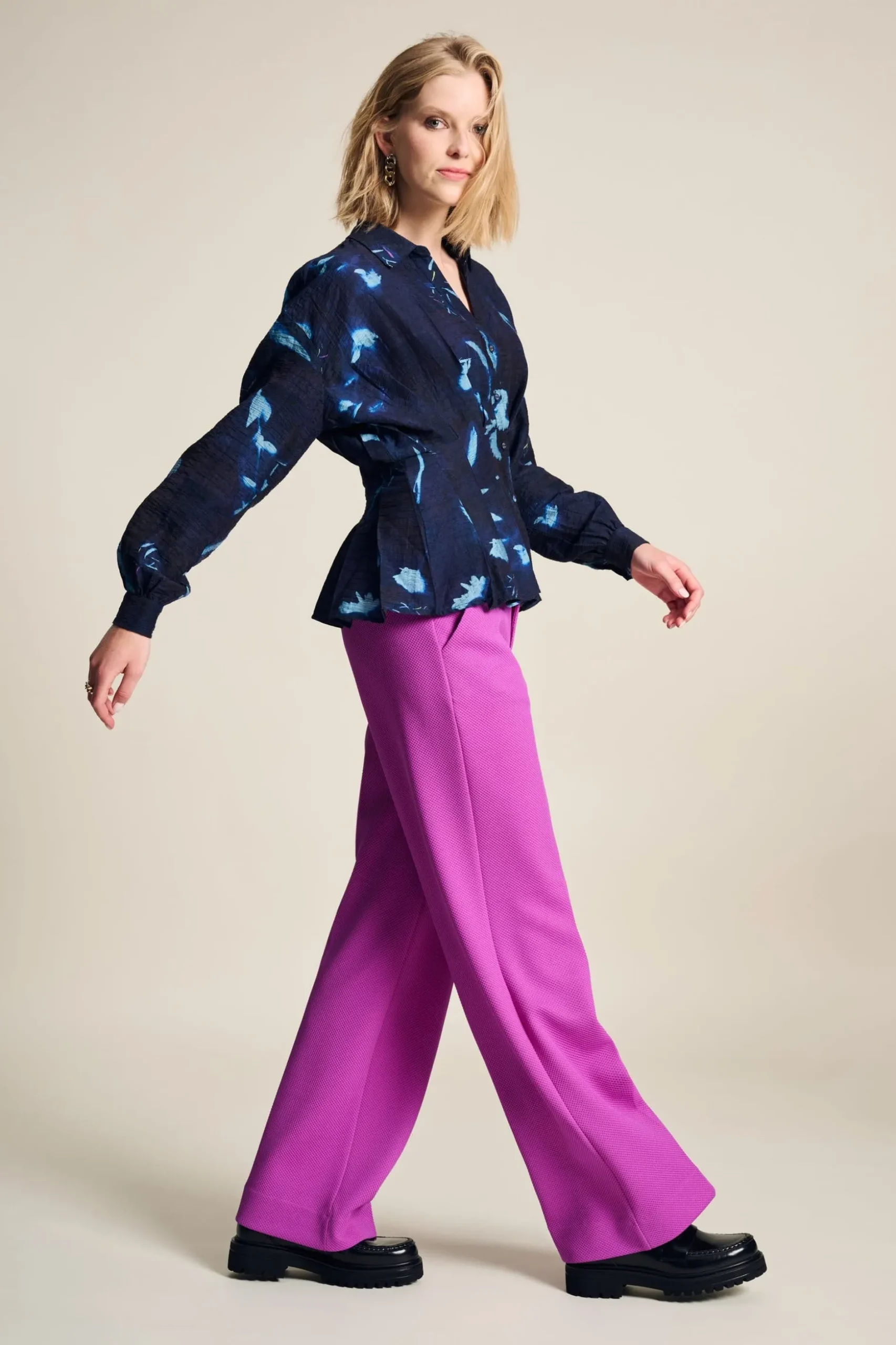 BLOUSE Feathers And Florals