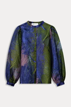 BLOUSE Festive Feathers