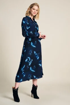 JURK Feathers And Floral Blue