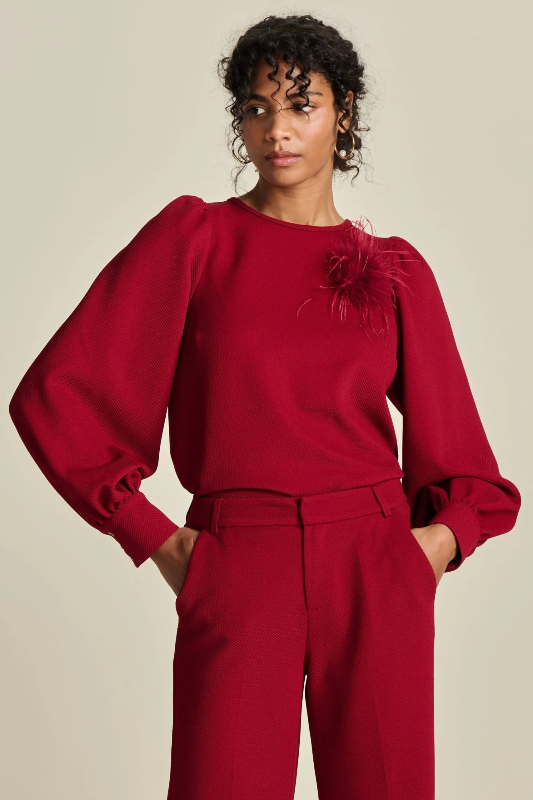 TOP Burgundy Red
